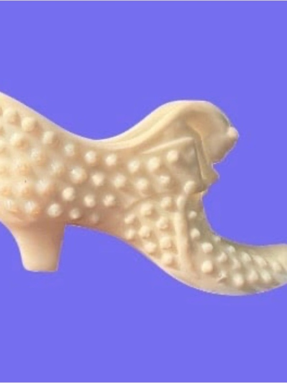 Vintage ~ 1950s ~ Fenton White Hobnail Milkglass Shoe~Boot~Slipper~Figurine